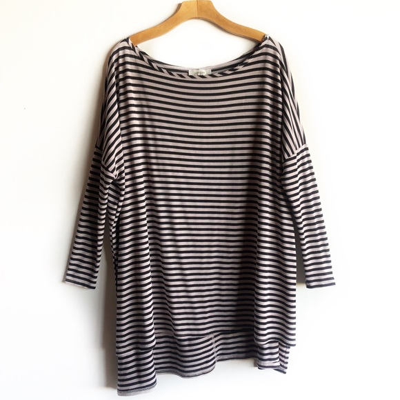 Umgee Tops - Umgee oversized striped shirt